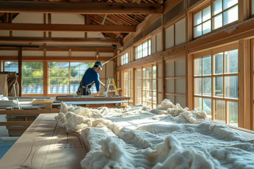 Isolant écologique durable et facile d'entretien.